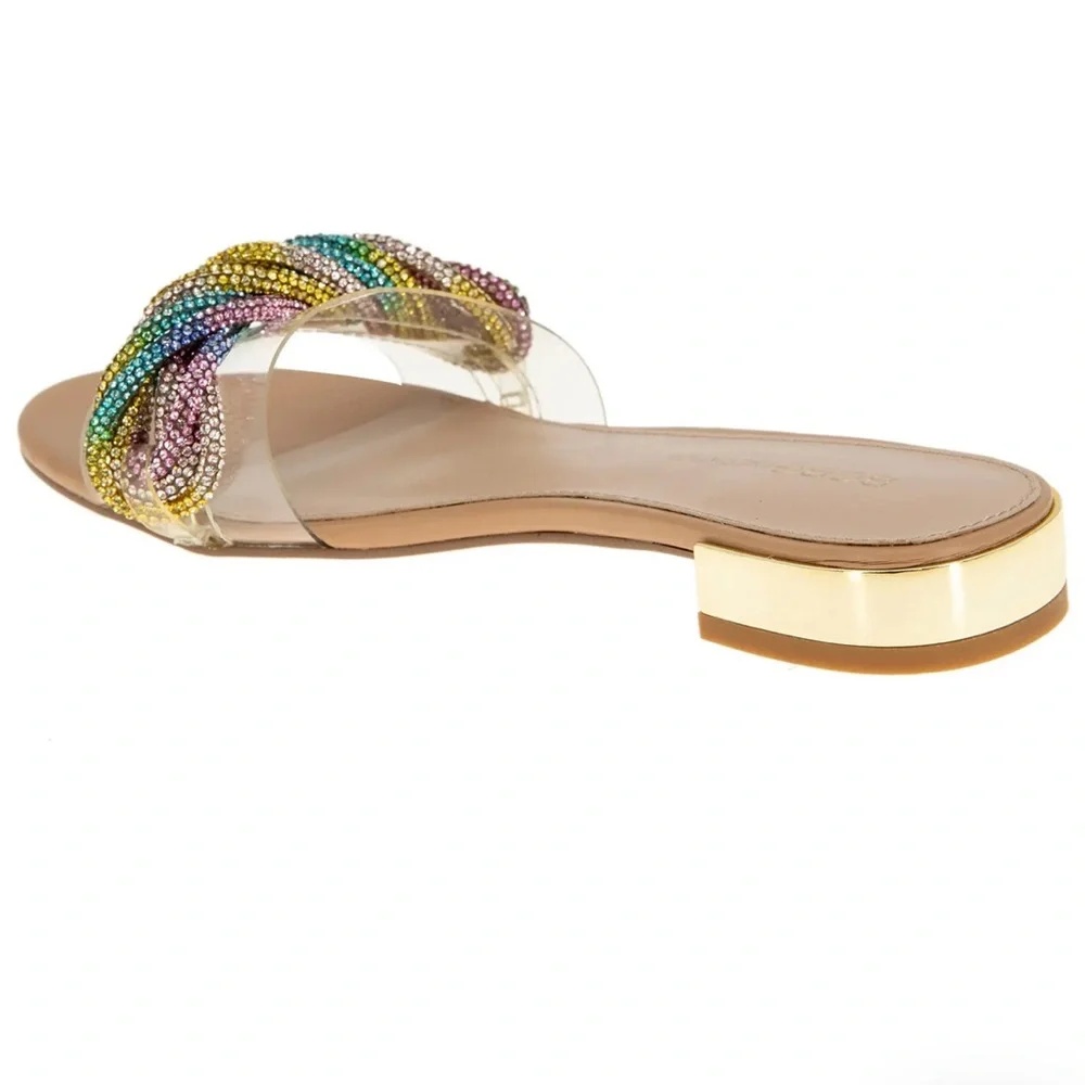 💓New Listing💓 BCBGeneration Crystal Embellished Sandal size 8.5  FIRM PRICE 😊 - Picture 3 of 9